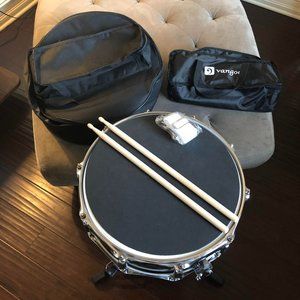 Vangoa Snare Drum Kit, Marching Snare Drum, 14" x 5.5" with 10mm Padding